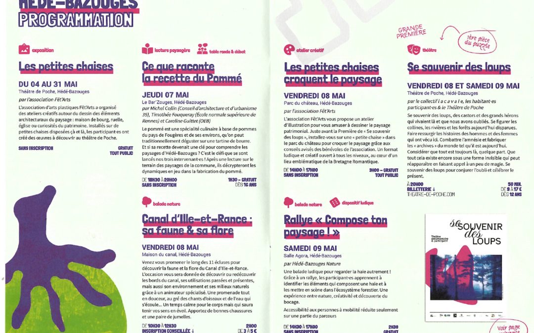 Pièces de paysage | Canal-d&rsquo;Ille-et-Rance, patrimoine, faune et flore – Vendredi 08 mai 2026